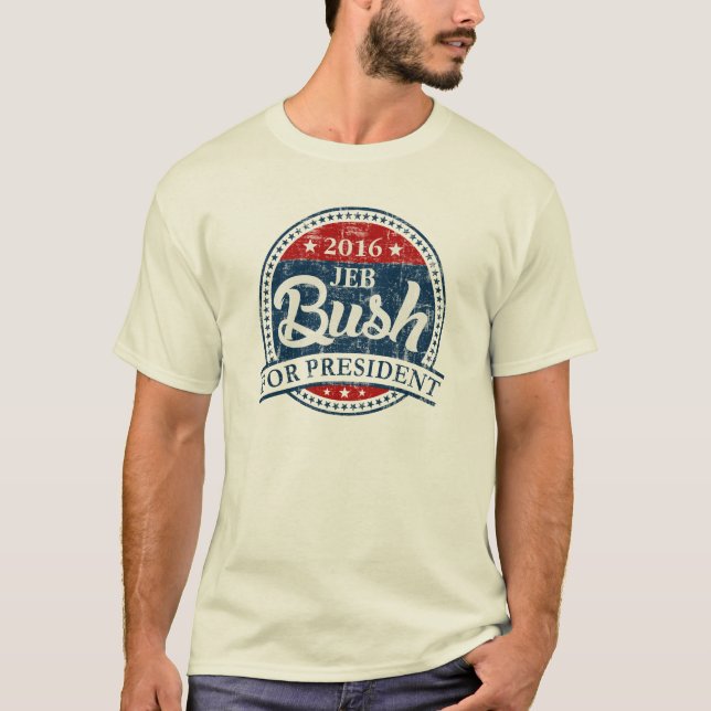 Jeb Bush For President T-Shirt (Front)