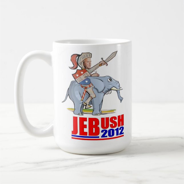 Jeb Bush, GOP White Knight Coffee Mug (Left)