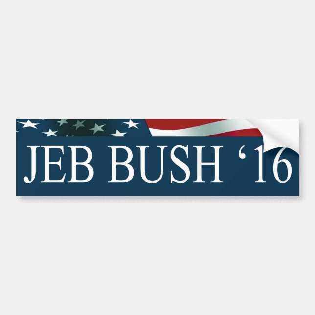 Jeb Bush President in 2016 Bumper Sticker (Front)
