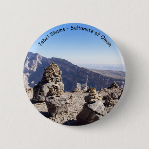 Jebel Shams - Sultanate of Oman 6 Cm Round Badge