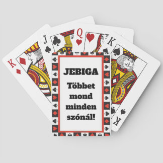 JEBIGA Többet mond minden szónál! kártyapakli Playing Cards