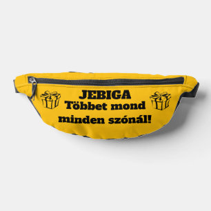 JEBIGA Többet mond minden szónál! sárga oldaltáska Bum Bags