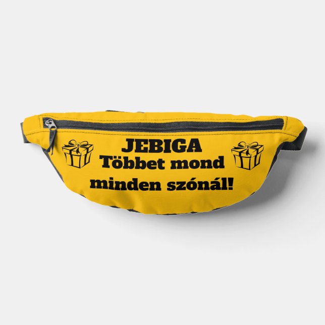 JEBIGA Többet mond minden szónál! sárga oldaltáska Bum Bags (Lay Down)