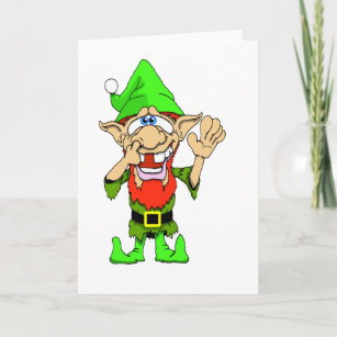 Jed the Twisted Elf Holiday Card