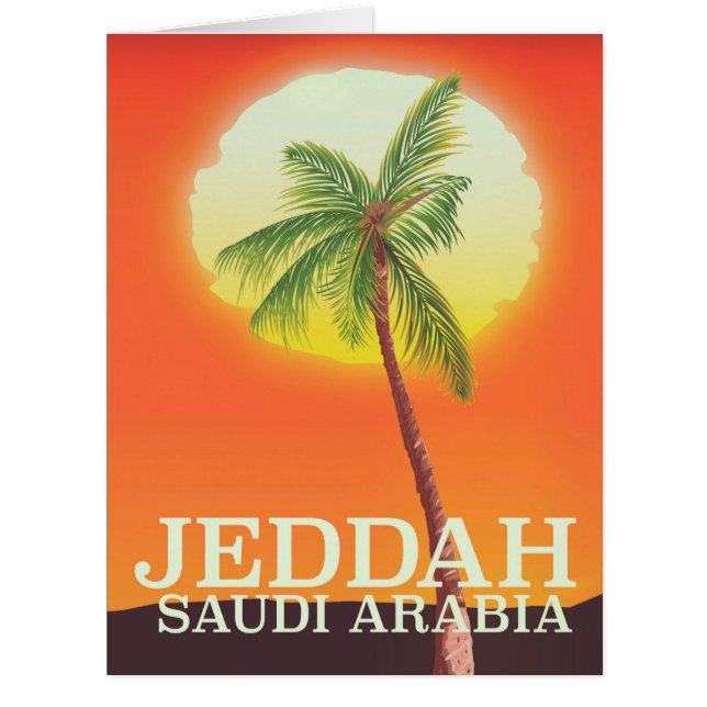 Jeddah Saudi Arabia Vacation poster (Front)
