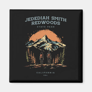 Jedediah Smith Redwoods State Park Backpacking Hik Magnet