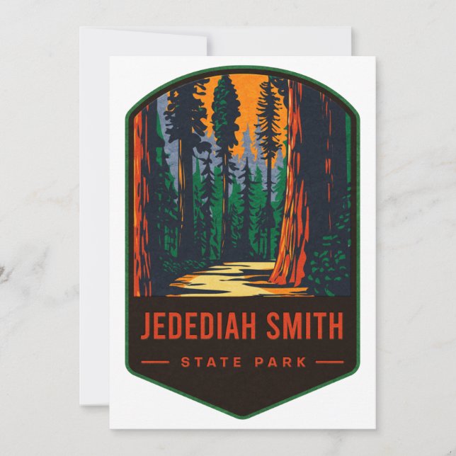 Jedediah Smith State Park Holiday Card (Front)
