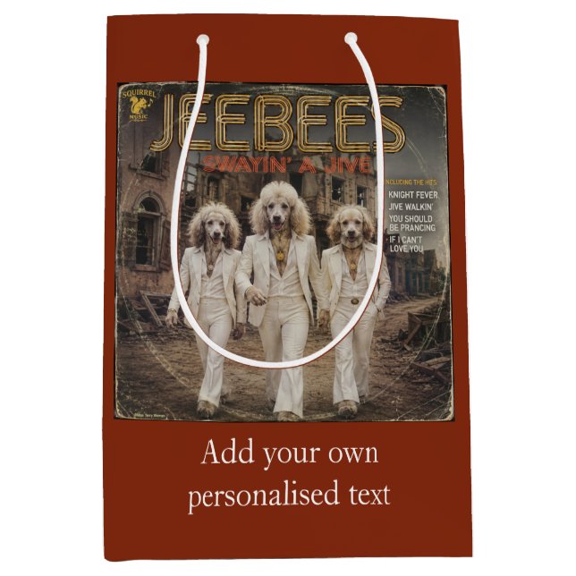 Jeebees Album: a Parody Medium Gift Bag (Front)