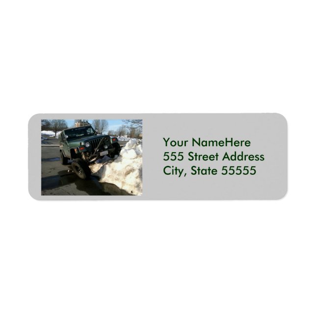 Jeep Return Address2 Return Address Label (Front)