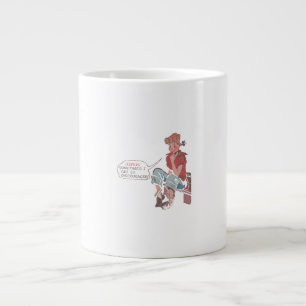Jeepers sometimes I get so discourage. Large Coffee Mug