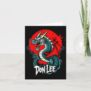Jeet Kune Do Jkd Mixed Martial Arts Lee Don's Card