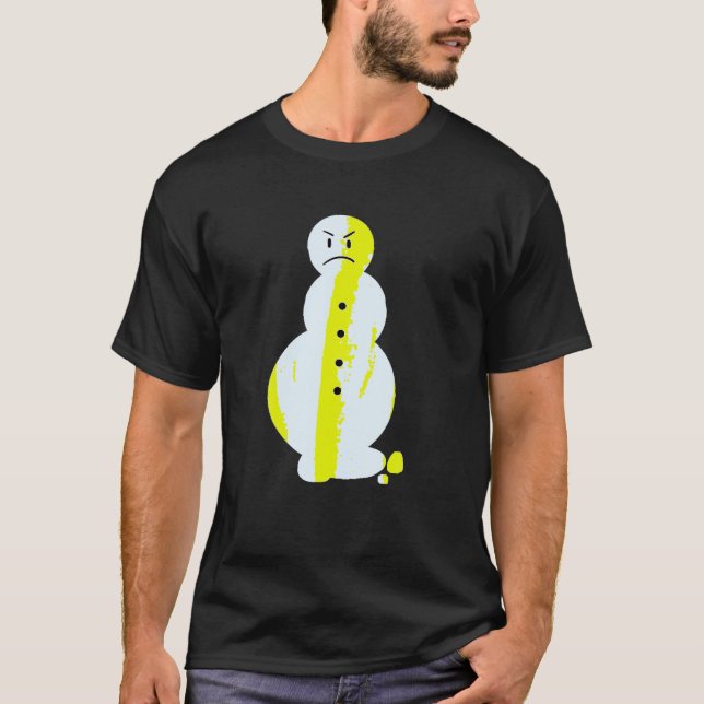 Jeezy Snowman Funny Angry Snowman Jeezy Snowman T  T-Shirt (Front)