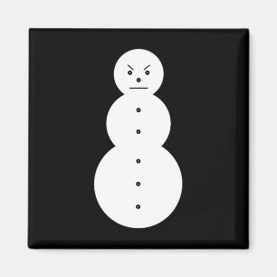 Jeezy Snowman - Hiphop Angry Snowman Jeezy Christm Magnet