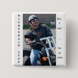 JEFF 15 CM SQUARE BADGE