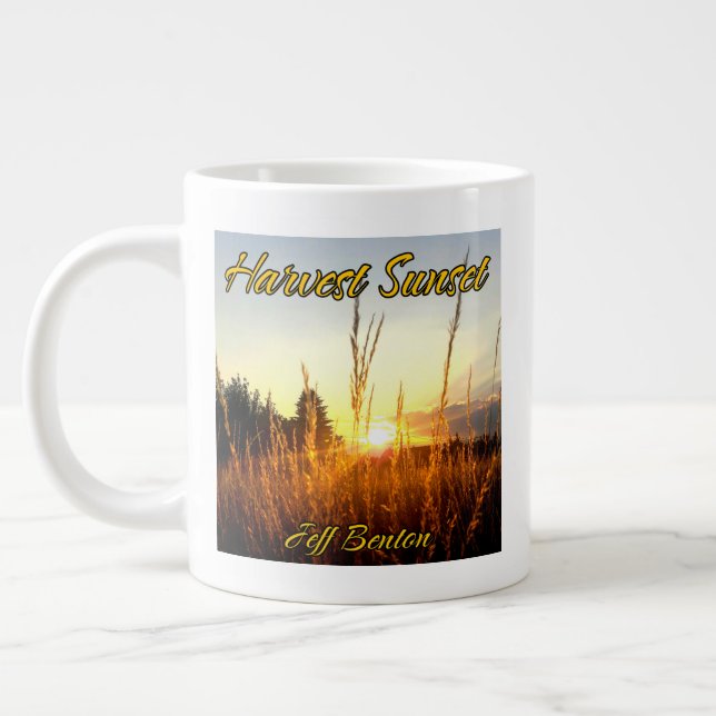 Jeff Benton Harvest Sunset Fan Mug (Left)