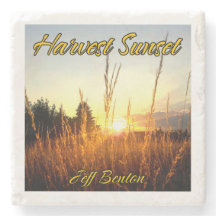 Jeff Benton stone drink coasters fan Merchandise