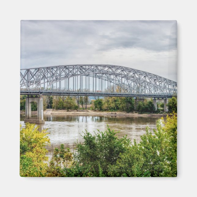 Jeff City Bridge Magnet (Front)
