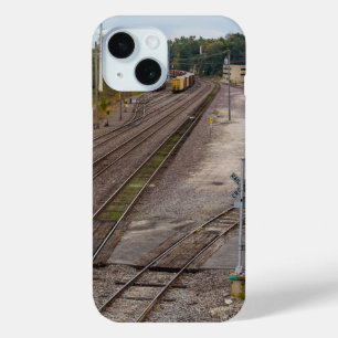 Jeff City Railroad Tracks iPhone 15 Case