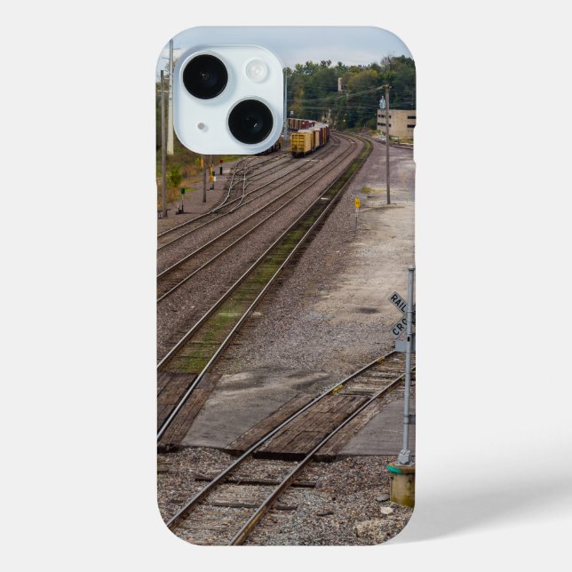 Jeff City Railroad Tracks Case-Mate iPhone Case (Back)