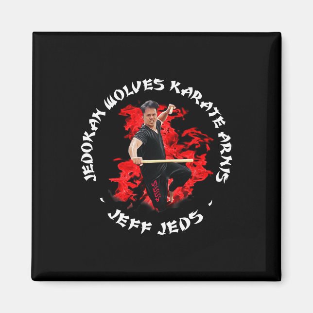 Jeff Jeds Karate Arnis Jedokan  Magnet (Front)