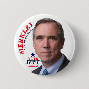 Jeff Merkley for President 6 Cm Round Badge