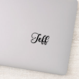 Jeff Name - Handwritten Calligraphy