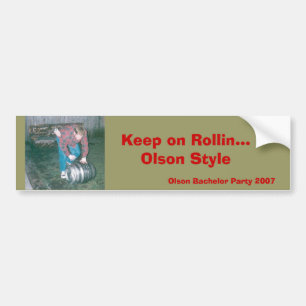 Jeff Olson Wedding Bumper Sticker
