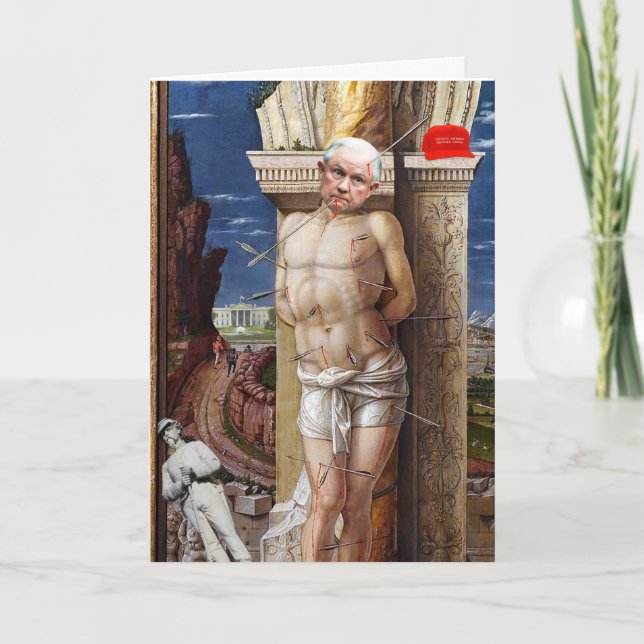 Jeff Sessions No Collusion Birthday Card (Front)