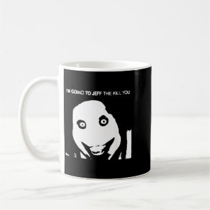 Jeff Smile Dog Creepy Dog Horror Halloween Coffee Mug