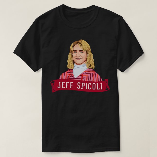 Jeff Spicoli Portrait T-Shirt (Design Front)