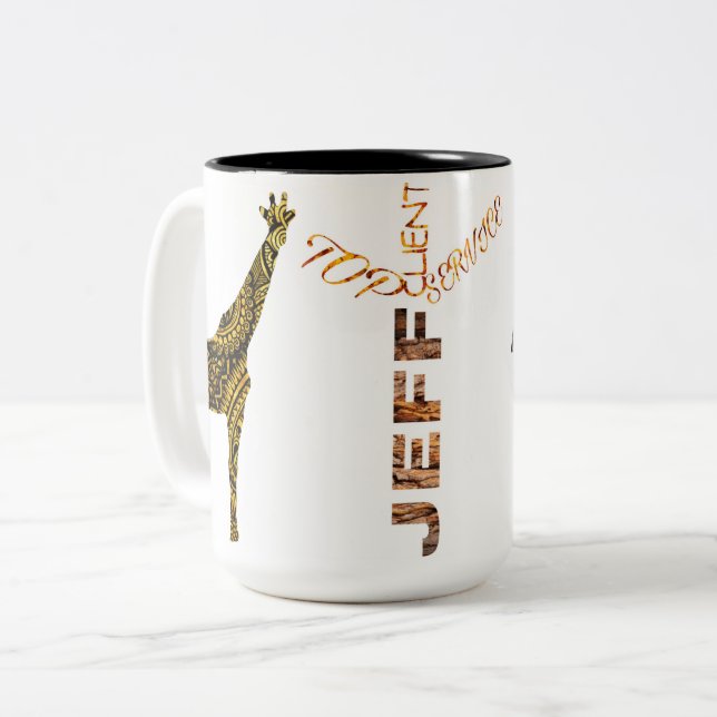 Jeff Two-Tone Coffee Mug (Front Left)