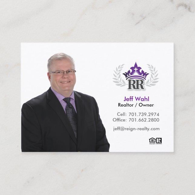 Jeff Wahl Business Card (Back)