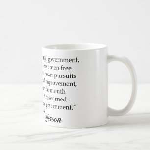 Jefferson: A Wise & Frugal Government Coffee Mug