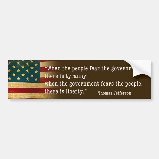 jefferson bumper sticker (Front)
