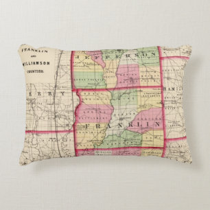Jefferson, Franklin, Williamson counties Decorative Cushion