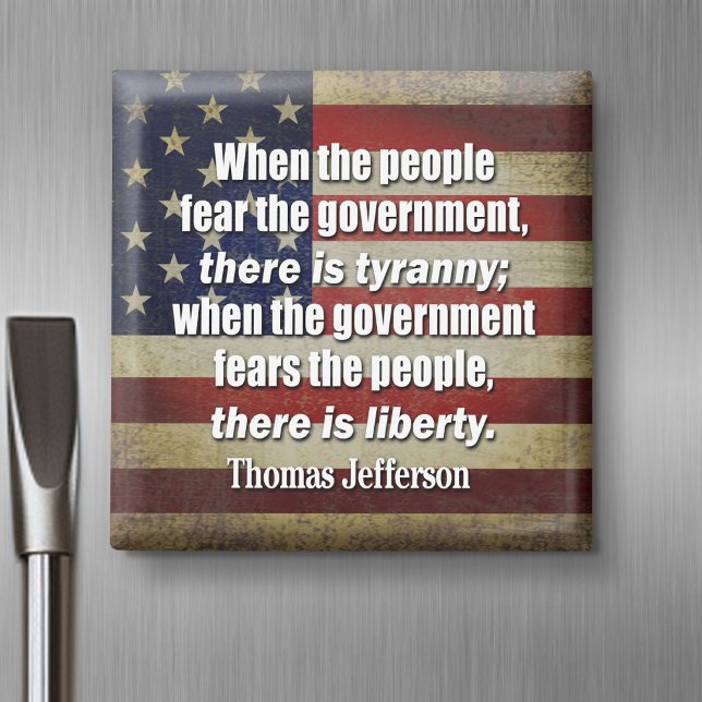 Jefferson: Liberty vs. Tyranny Magnet (Magnet)