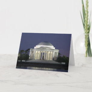 Jefferson Memorial Greeting Card