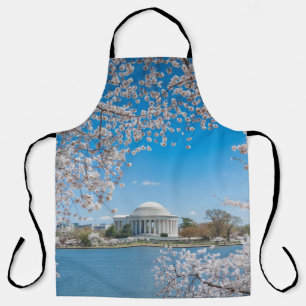 Jefferson Memorial in Spring Apron