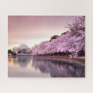 Jefferson Memorial in Spring Jigsaw Puzzle