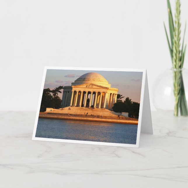 Jefferson Memorial Note/Greeting Card (Front)