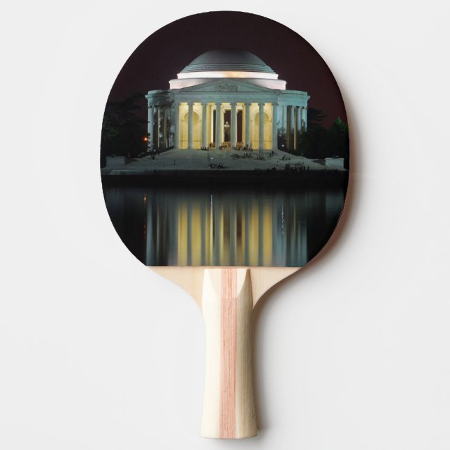 Jefferson Memorial Ping Pong Paddle (Front)