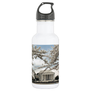 Jefferson Memorial Washington DC Cherry Blossoms 532 Ml Water Bottle