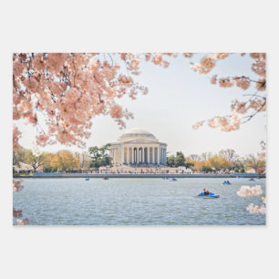 Jefferson Memorial Wrapping Paper Sheet