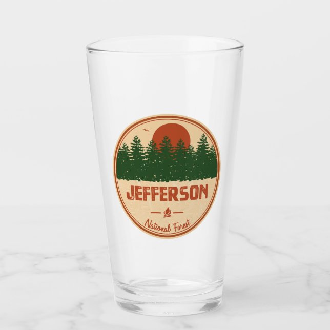 Jefferson National Forest Glass (Front)