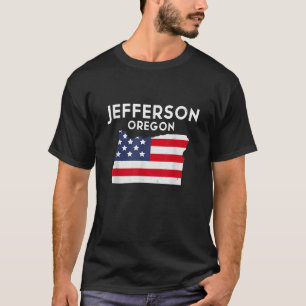 Jefferson Oregon USA State America Travel Oregonia T-Shirt