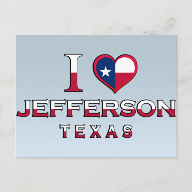 Jefferson�, Texas Postcard (Front)