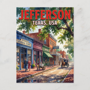Jefferson, Texas, USA USA Postcard