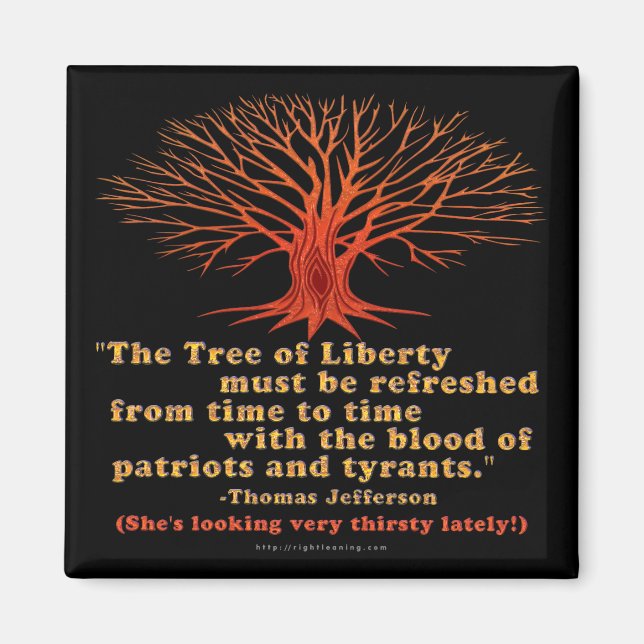 Jefferson Tree of Liberty Magnet (Front)