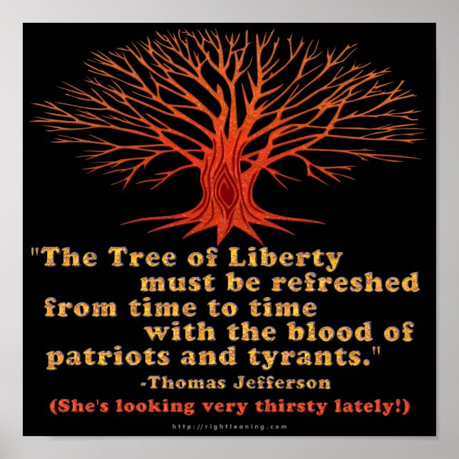 Jefferson Tree of Liberty Poster (Front)