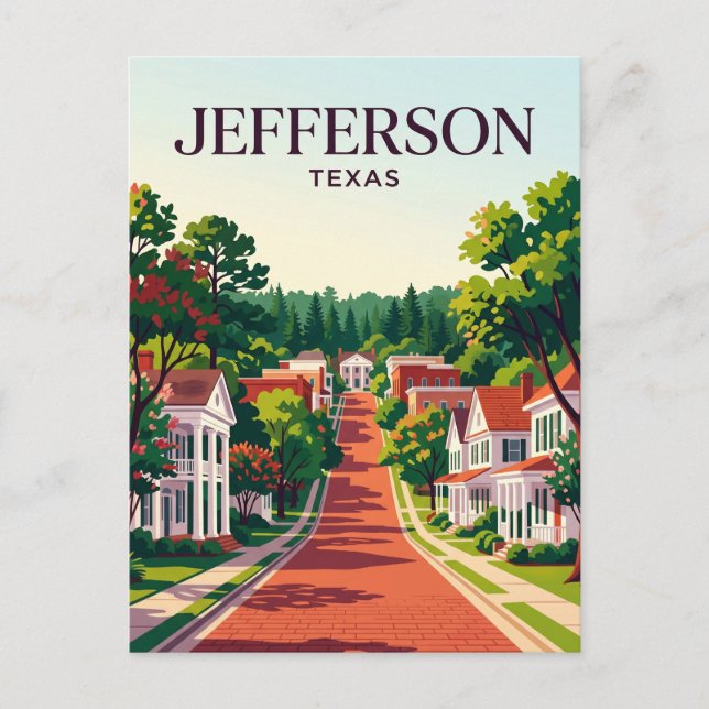 Jefferson USA Postcard (Front)